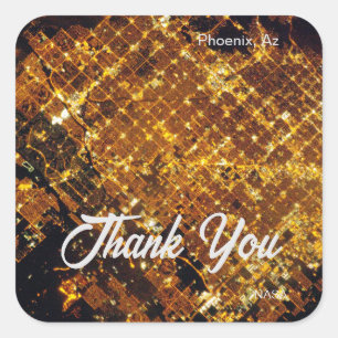 Phoenis, Az NASA Photo Square Sticker