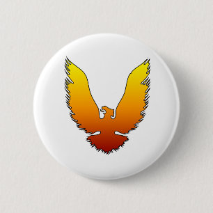 Phoenix 6 Cm Round Badge