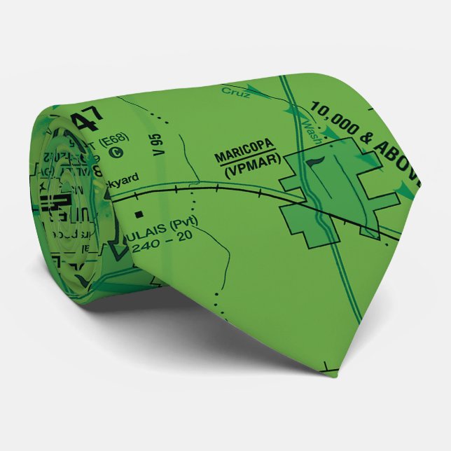 Phoenix Airport TAC Chart Tie (Rolled)