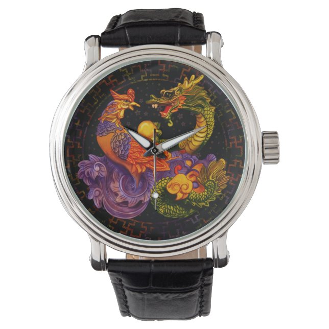 Phoenix and Dragon - in colour Watch (Front)