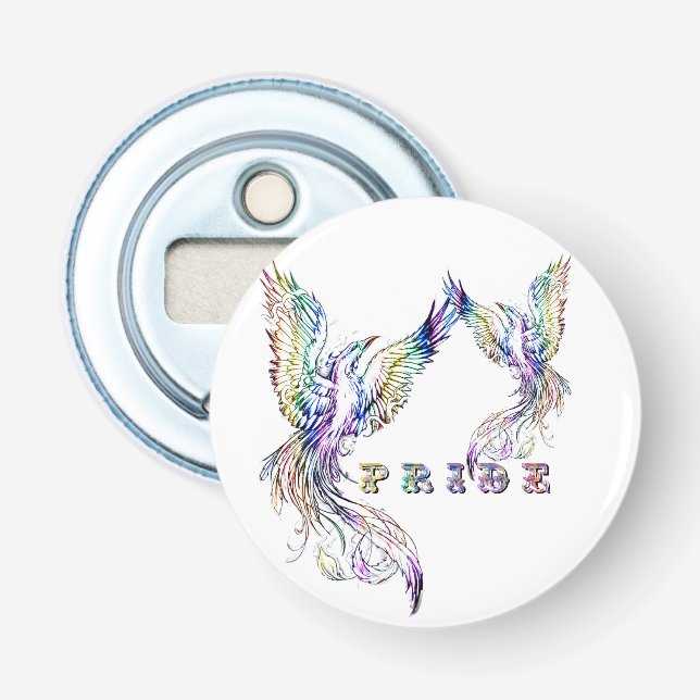 Phoenix and pride  bottle opener (Front)