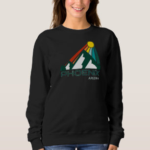 Phoenix Arizona 70s Vintage Retro Sunset Grand Can Sweatshirt