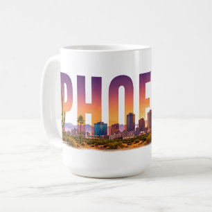 Phoenix Arizona cactus landscape Coffee Mug