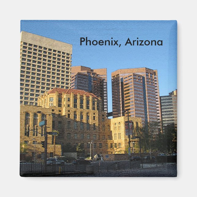 Phoenix, Arizona Downtown Magnet (Front)