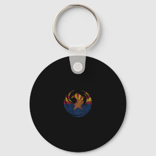 Phoenix Arizona Flag Home Love Vacation Vintage Fa Key Ring