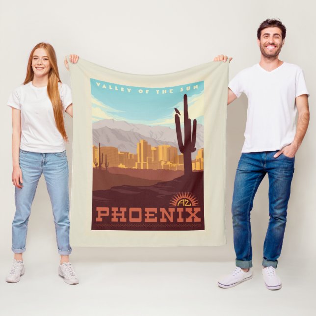 Phoenix, Arizona Fleece Blanket (In Situ)