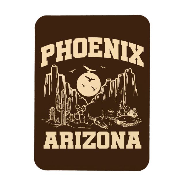 Phoenix,Arizona Magnet (Vertical)