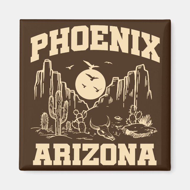 Phoenix,Arizona Magnet (Front)