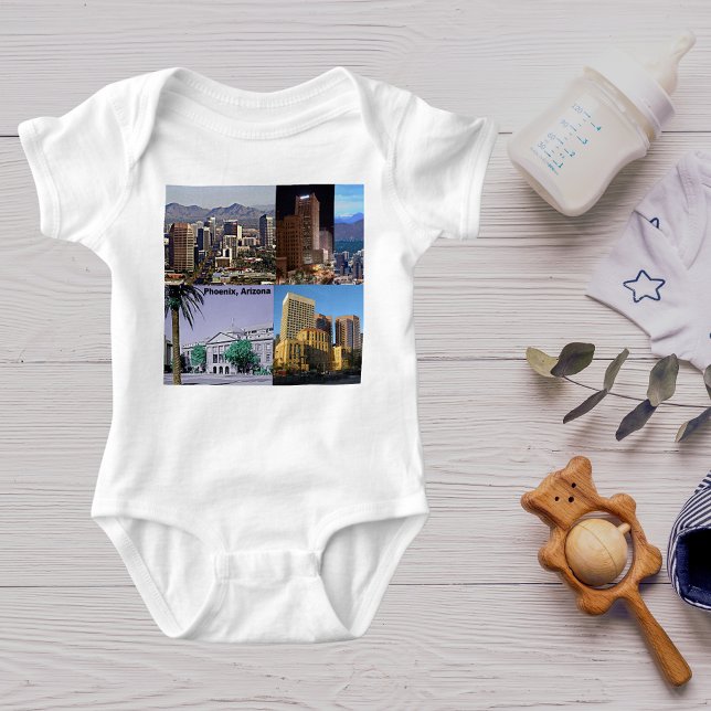 Phoenix Arizona Montage Baby Bodysuit (Phoenix Arizona Montage Baby Bodysuit)