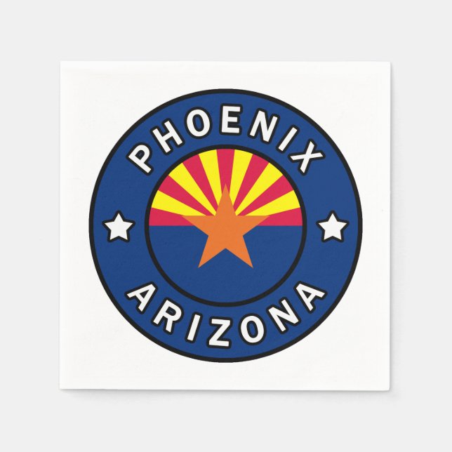 Phoenix Arizona Napkin (Front)