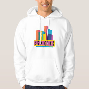Phoenix, Arizona   Neon Skyline Hoodie