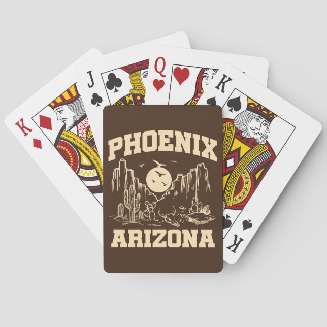 Phoenix,Arizona Playing Cards (Back)