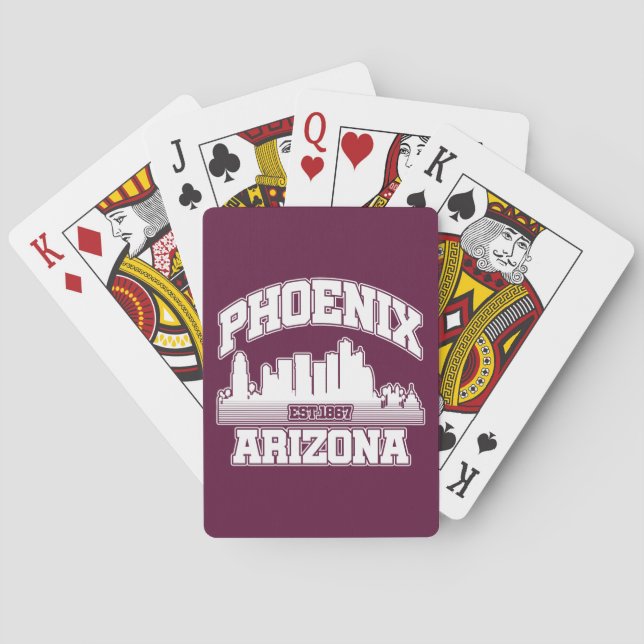 Phoenix,Arizona Playing Cards (Back)