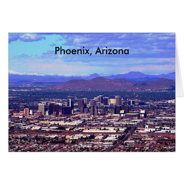 Phoenix Arizona Skyline in Daytime (Front Horizontal)