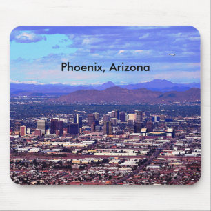 Phoenix Arizona Skyline in Daytime Mouse Pad