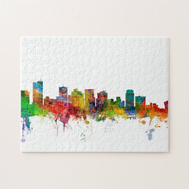 Phoenix Arizona Skyline Jigsaw Puzzle (Horizontal)