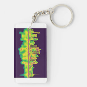 Phoenix Arizona Skyline Key Ring