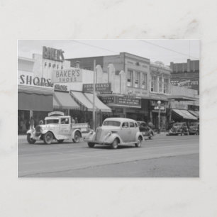 Phoenix, Arizona, Street Scene 1940 Postcard