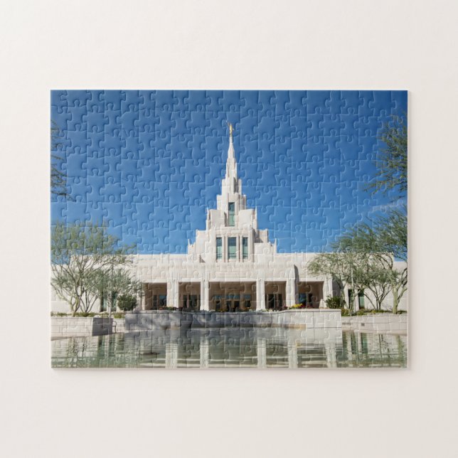 Phoenix Arizona Temple Jigsaw Puzzle (Horizontal)