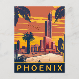 Phoenix, Arizona, Travel Postcard