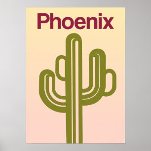 Phoenix, Arizona travel poster