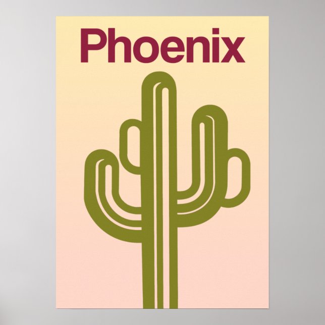 Phoenix, Arizona travel poster (Front)