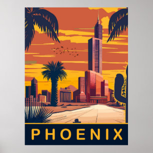 Phoenix, Arizona, Travel Poster