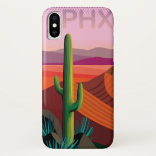 Phoenix Arizona   Travel Poster iPhone X Case