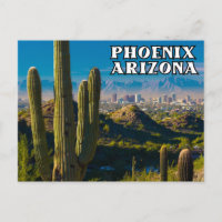 Phoenix Arizona Travel Souvenir Postcard