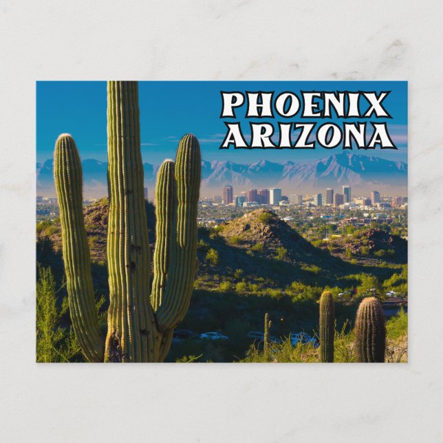 Phoenix Arizona Travel Souvenir Postcard (Front)