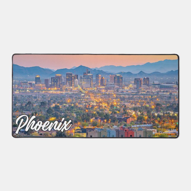 Phoenix, Arizona, United States Desk Mat (Front)