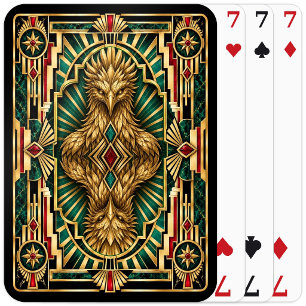 Phoenix, Art Deco Mythical Playing Cards
