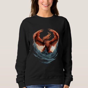 Phoenix Artwork Firebird Reborn Mythical Bird Reju Sweatshirt