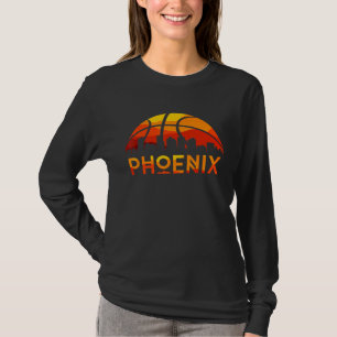 Phoenix Basketball Tee B-Ball Arizona City Sunset