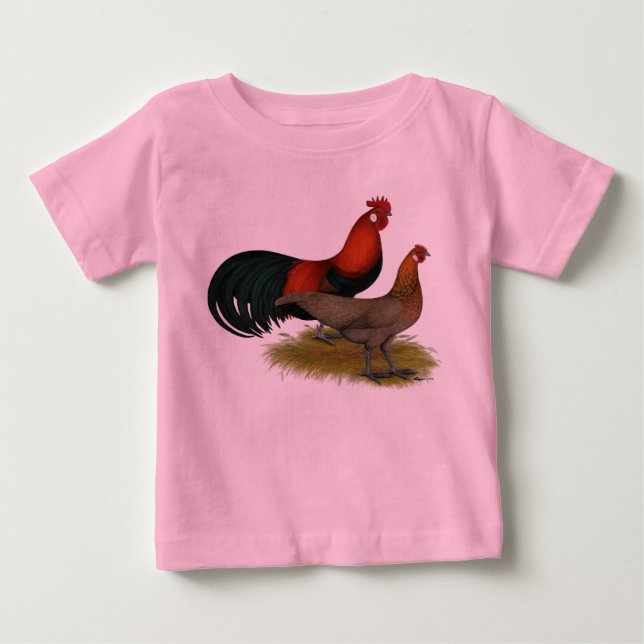 Phoenix:  BB Red Pair Baby T-Shirt (Front)