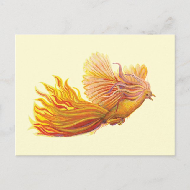 Phoenix Bird in Flight Postcard (Front)