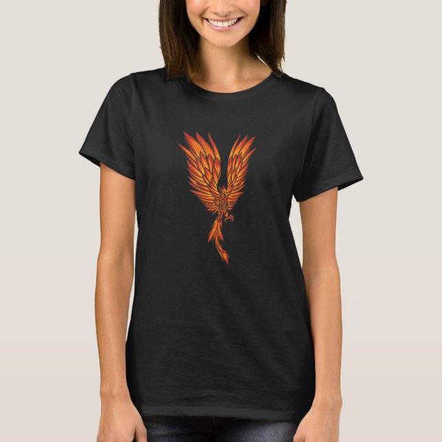 Phoenix Bird Mythical Fantasy RPG Phoenixes T-Shirt (Front)