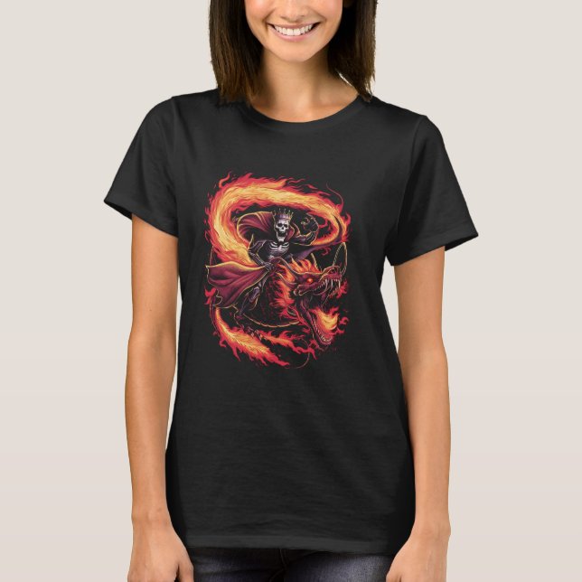 Phoenix Bird Rising Fantasy Mythology Magical Crea T-Shirt (Front)