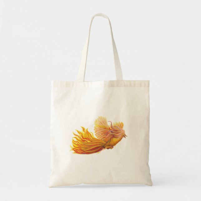 Phoenix Bird Rising Tote Bag (Front)
