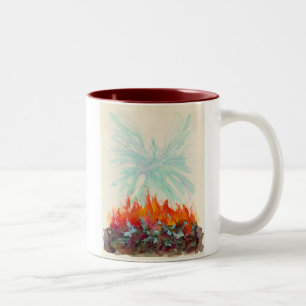 PHOENIX BIRD Two-Tone COFFEE MUG