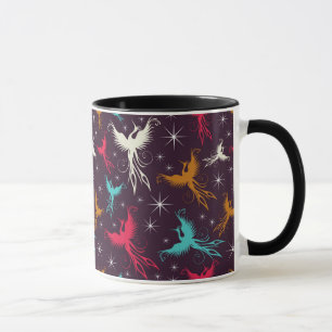 Phoenix Birds Figure Pattern Mug