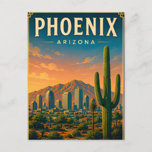 Phoenix Camelback Mountain Travel Keepsake Postcard