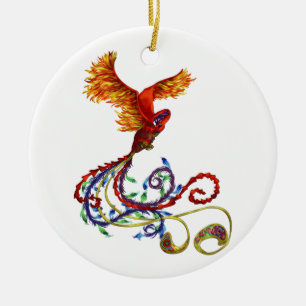 Phoenix Ceramic Ornament