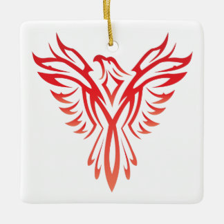 Phoenix Ceramic Tree Decoration