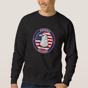 Phoenix City Arizona State Usa Flag Travel Souveni Sweatshirt