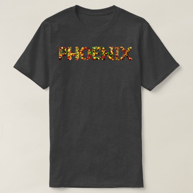 Phoenix city fruit style T-Shirt (Design Front)