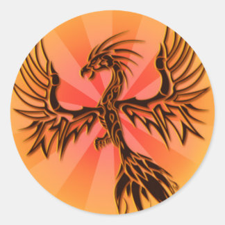 Phoenix Classic Round Sticker
