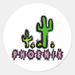 Phoenix Classic Round Sticker