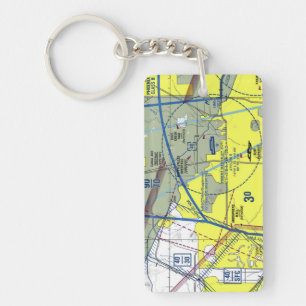 Phoenix Deer Valley Airport chart / taxi diagram Key Ring