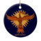 Phoenix  fire bird christmas tree ornament design